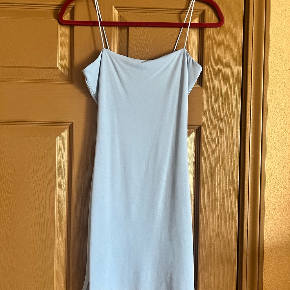 Love Tree Light Blue Mini Dress